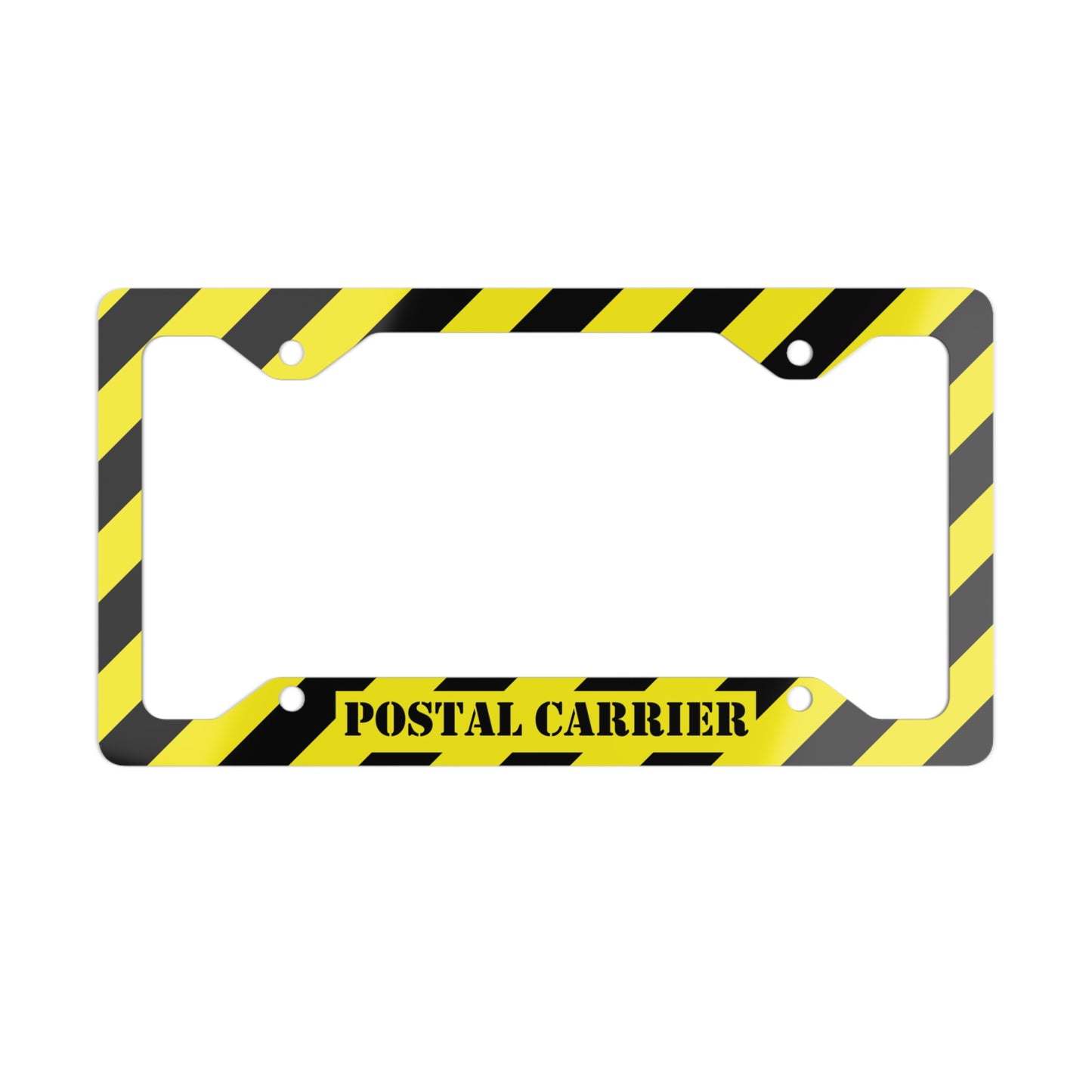 Postal Carrier Metal License Plate Frame