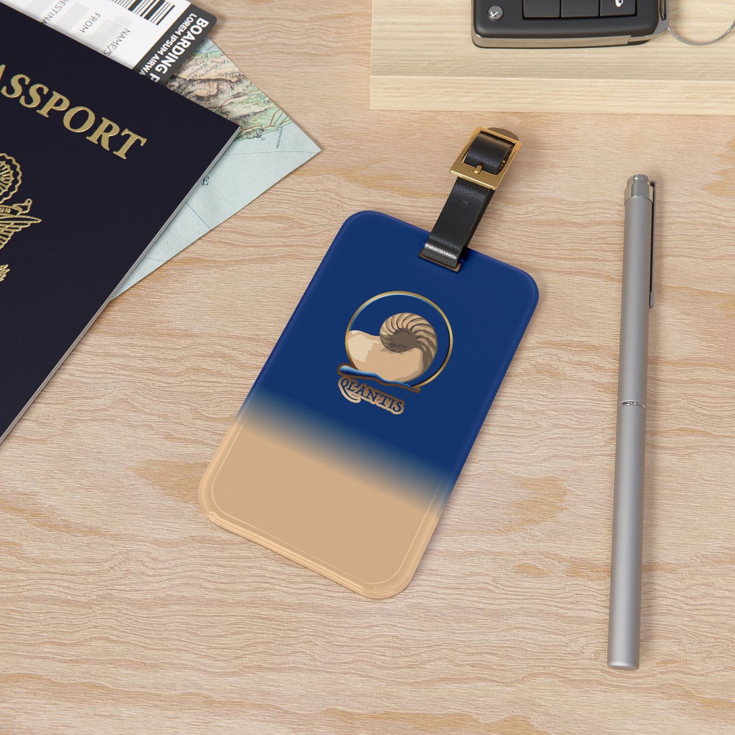 Qlantis Acrylic Luggage Tag