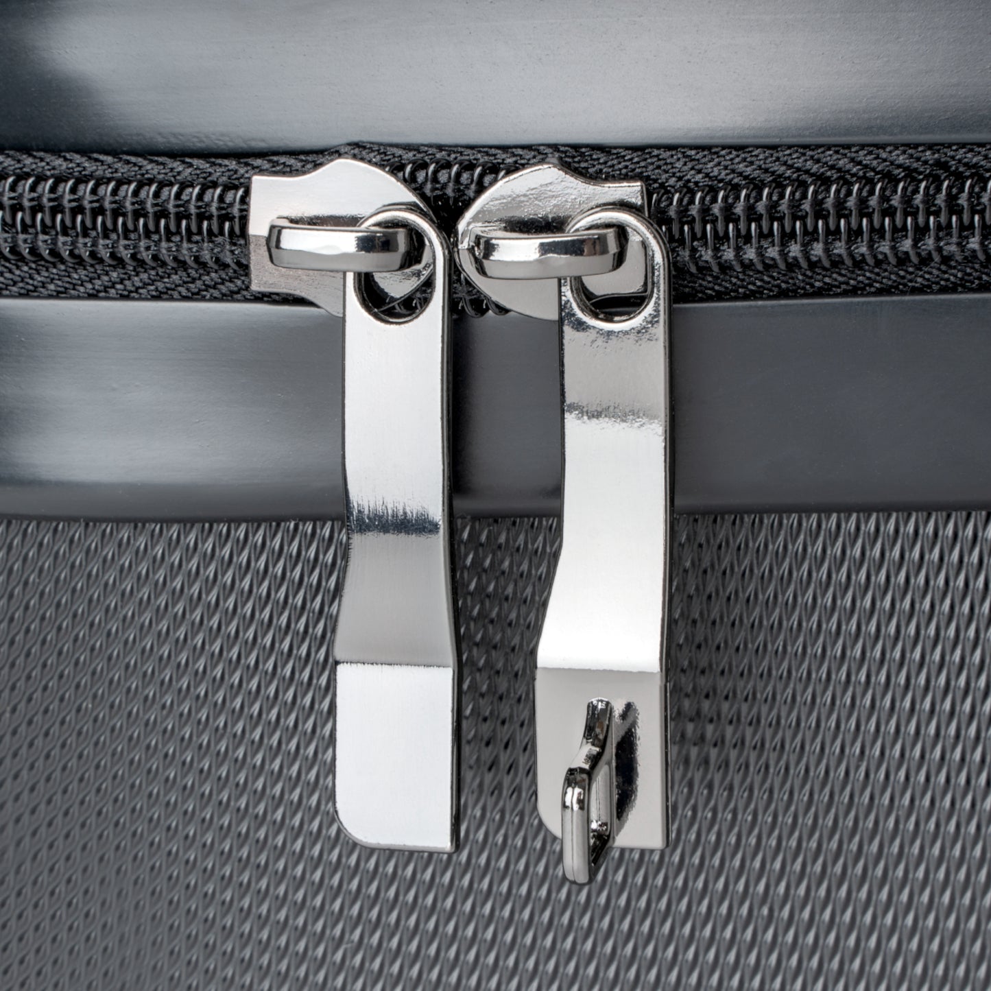 Blue & Tan Gingham Suitcase