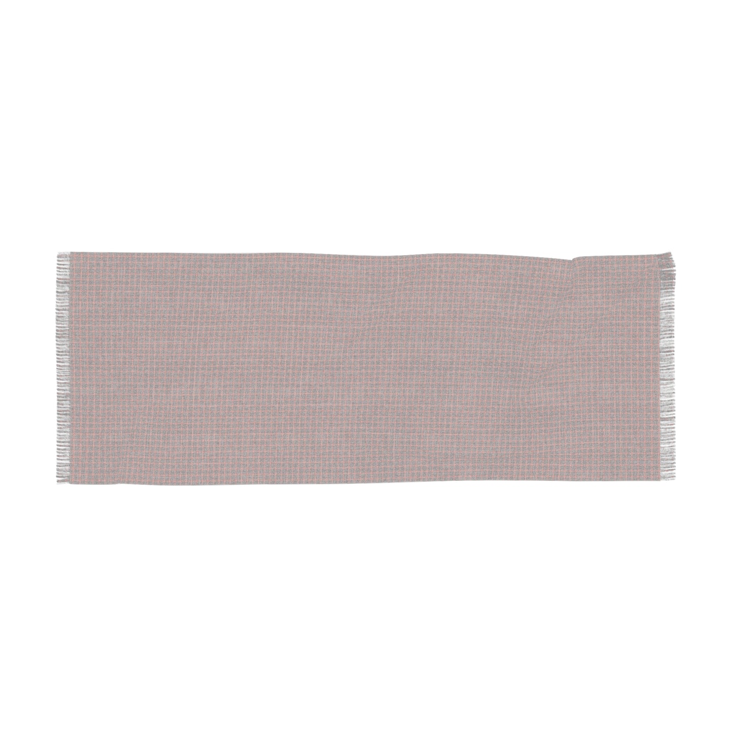 Brown & Orange Gingham Lightweight Scarf