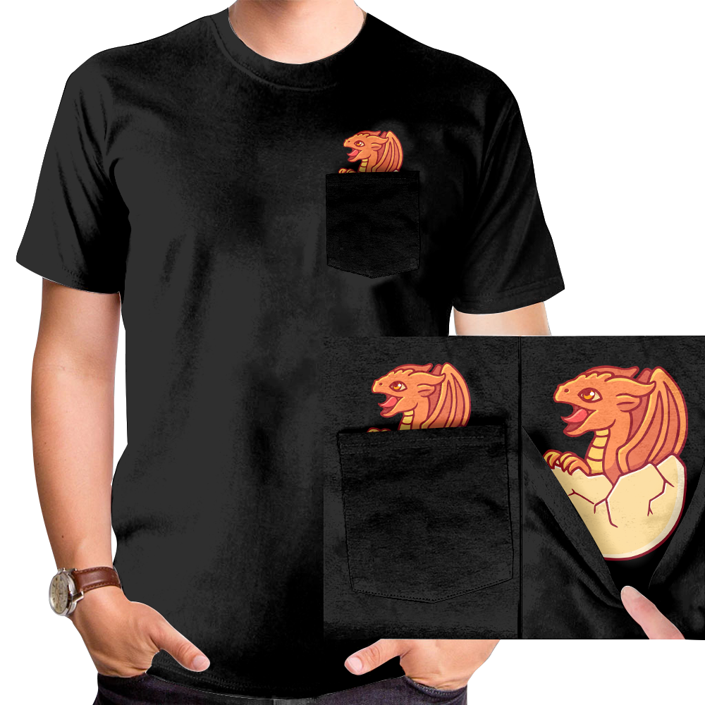 Pocket Dragon T-shirt - NOW AVAILABLE IN MORE COLORS!
