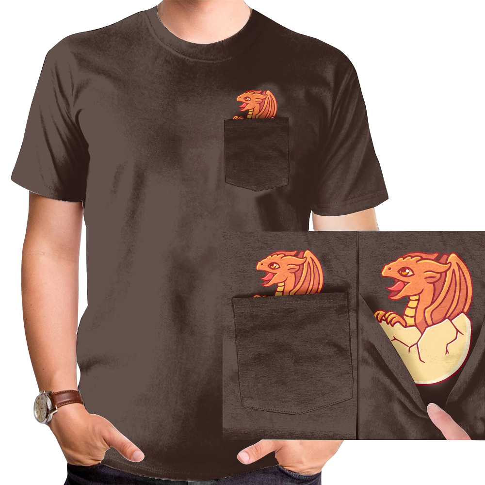 Pocket Dragon T-shirt - NOW AVAILABLE IN MORE COLORS!