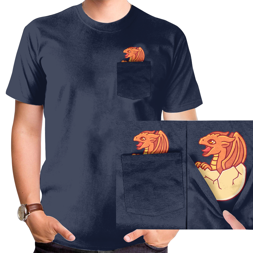Pocket Dragon T-shirt - NOW AVAILABLE IN MORE COLORS!