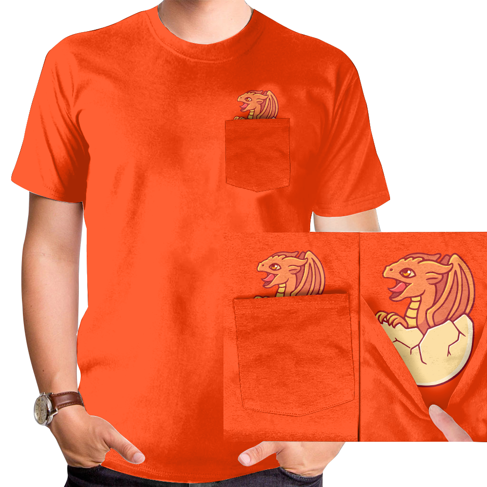 Pocket Dragon T-shirt - NOW AVAILABLE IN MORE COLORS!