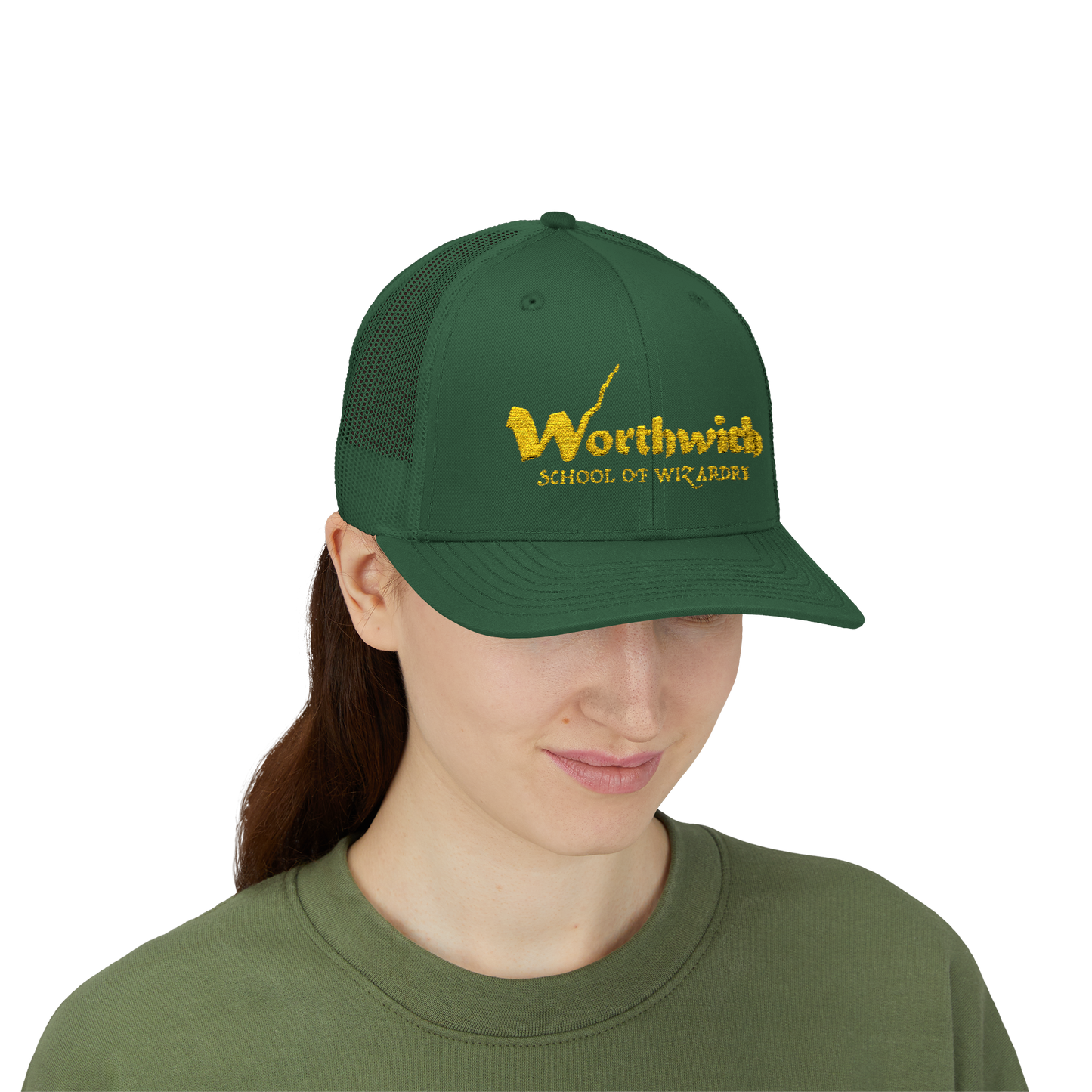 Worthwich School of Wizardry Snapback Trucker Cap