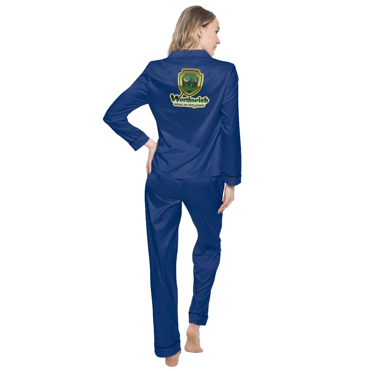 Qlantis Women's Satin Pajamas Set