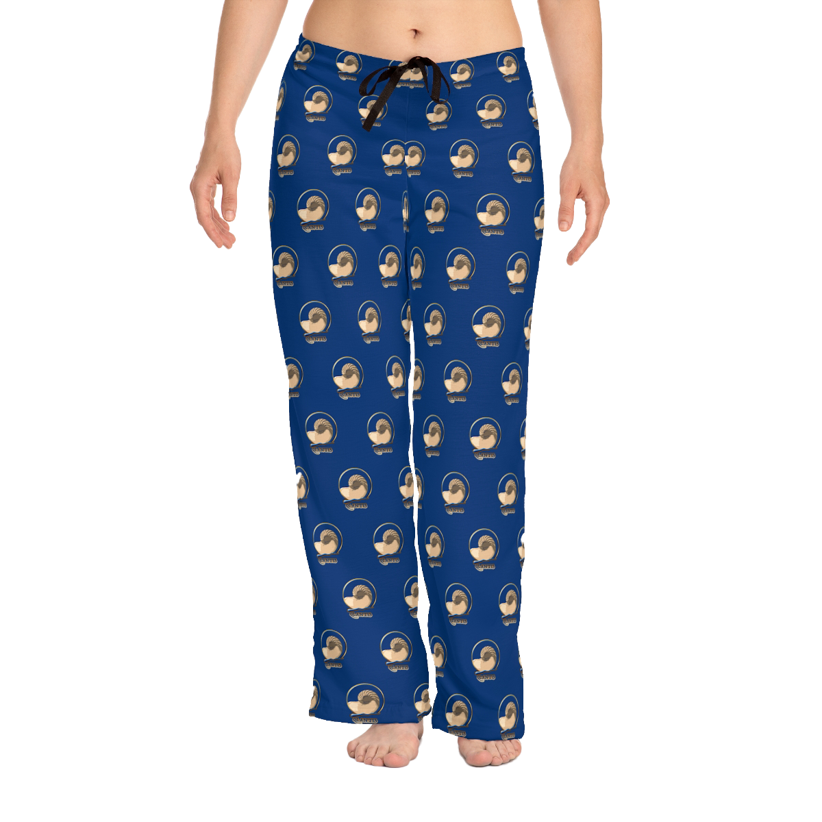 Qlantis Logo Pattern Women's Pajama Pants