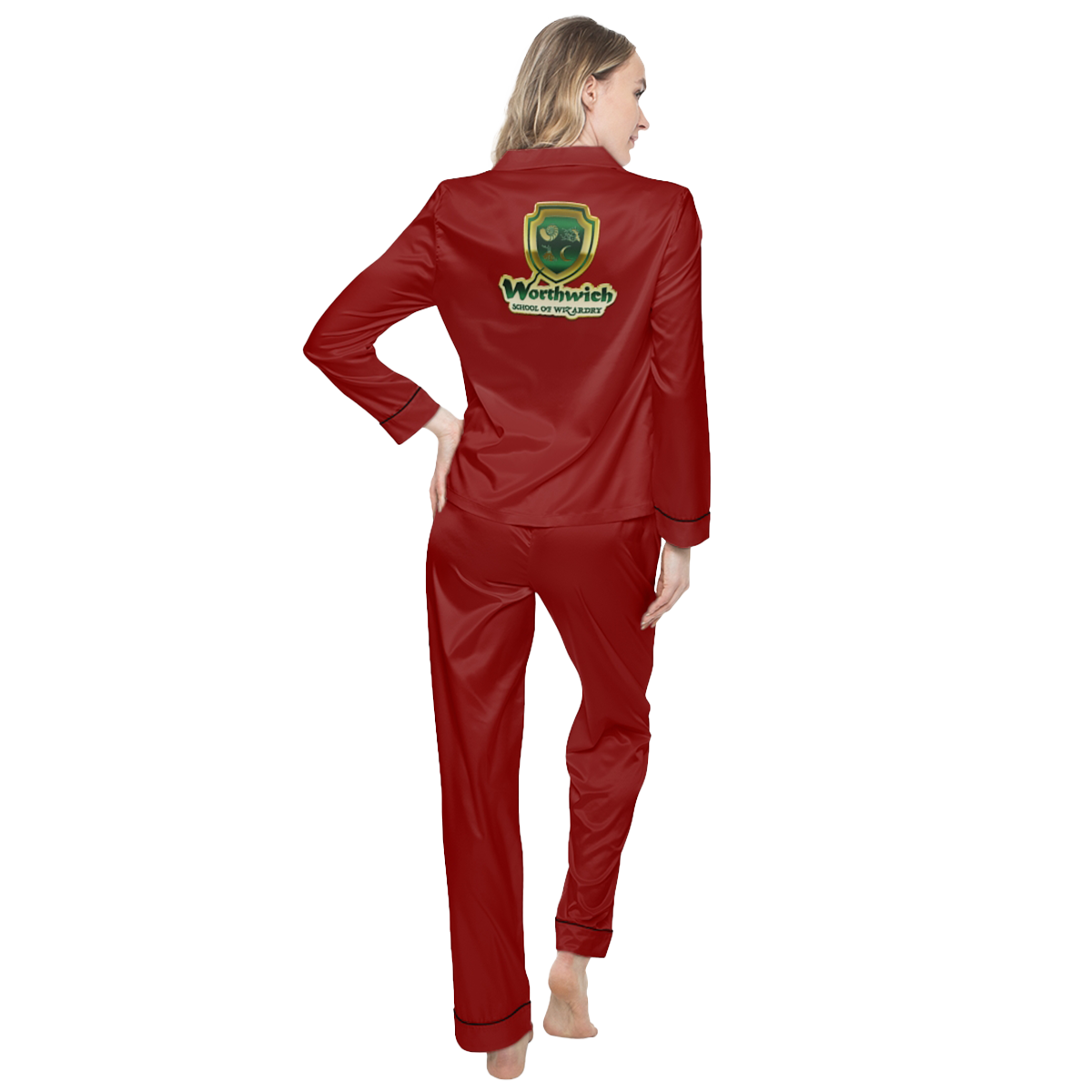 Sakurai Women's Satin Pajamas Set