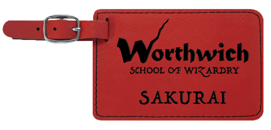 Sakurai Leatherette Luggage Tag