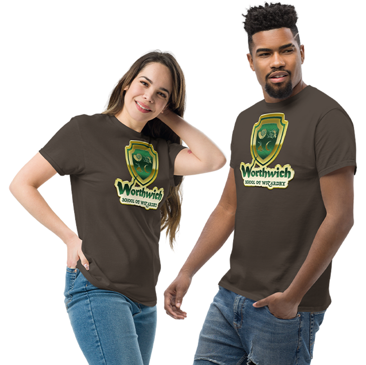 Worthwich (alt logo) Gildan 5000 Unisex classic tee