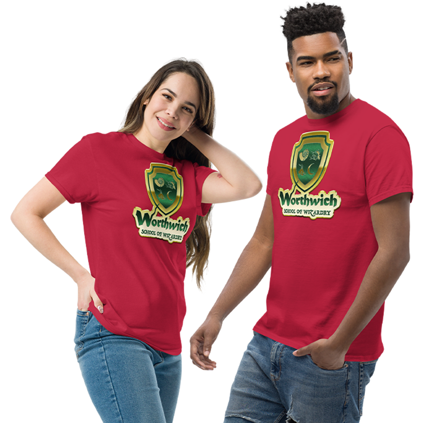 Worthwich (alt logo) Gildan 5000 Unisex classic tee