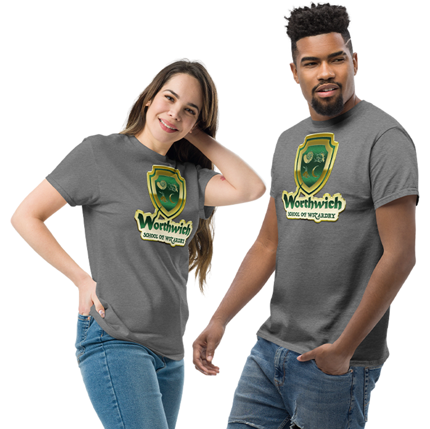 Worthwich (alt logo) Gildan 5000 Unisex classic tee