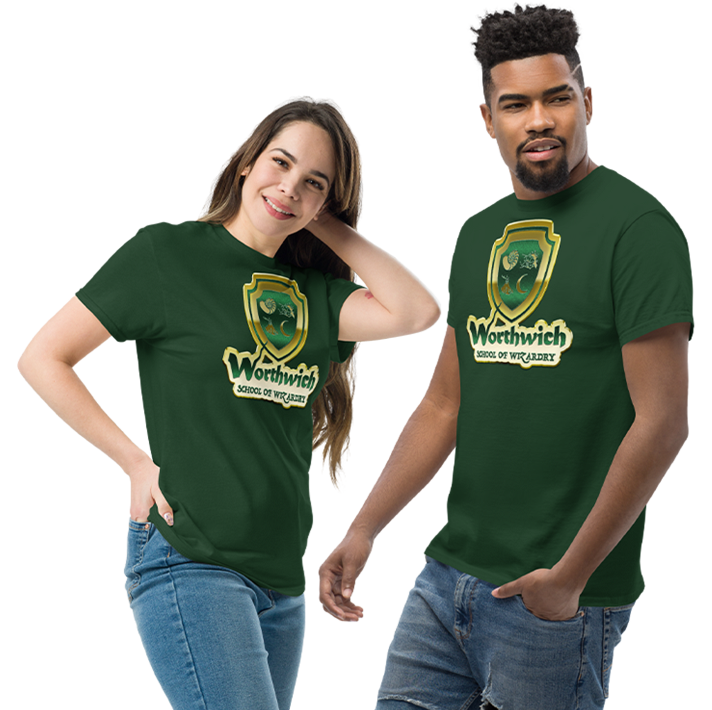 Worthwich (alt logo) Gildan 5000 Unisex classic tee