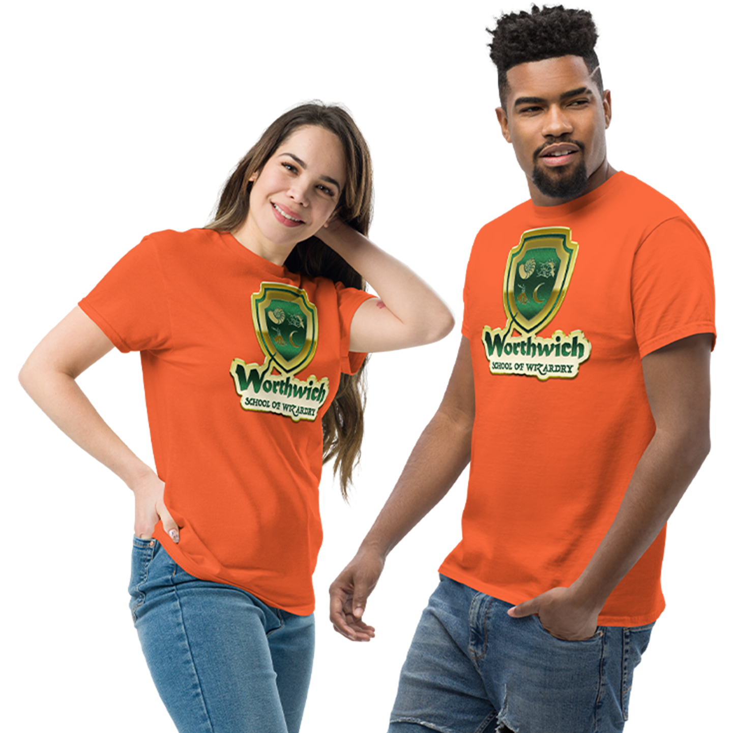 Worthwich (alt logo) Gildan 5000 Unisex classic tee