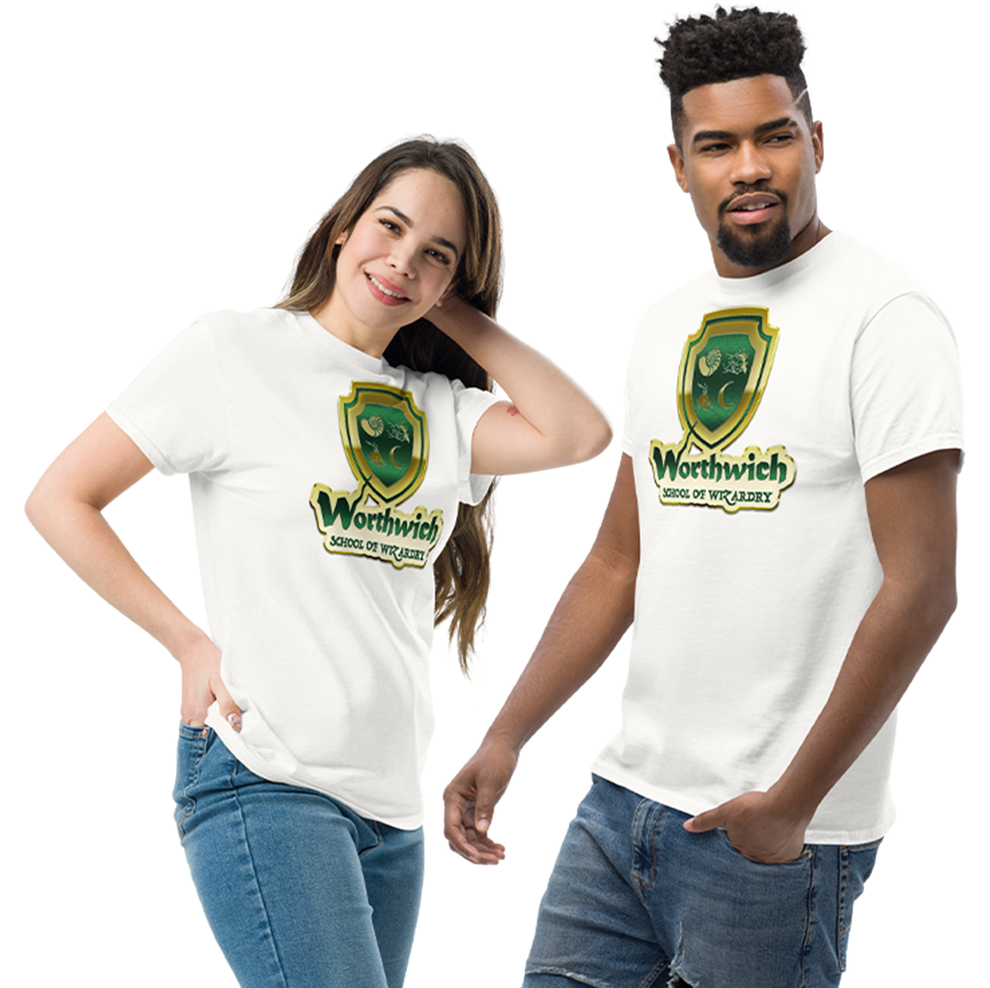 Worthwich (alt logo) Gildan 5000 Unisex classic tee