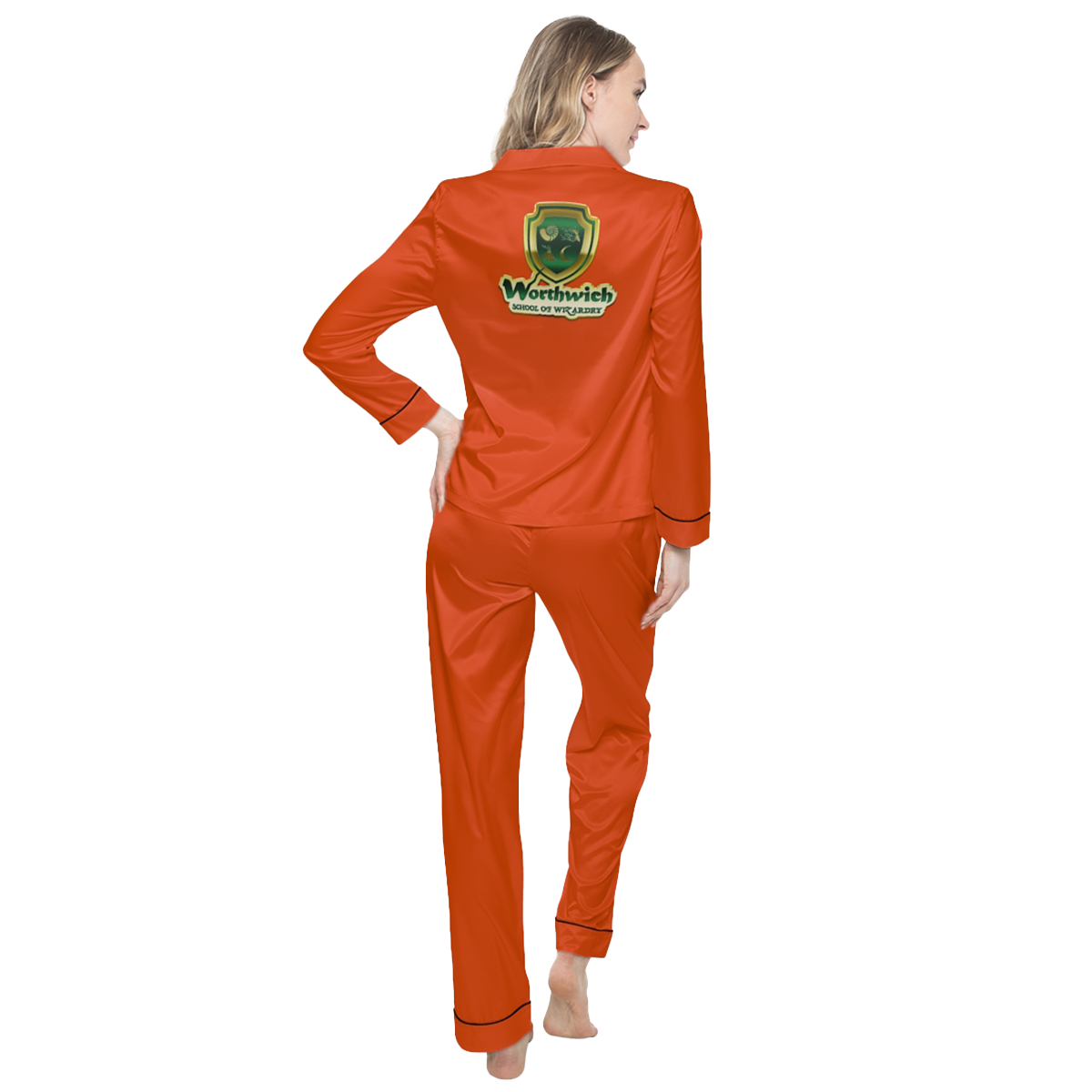 Wyverno Women's Satin Pajamas Set
