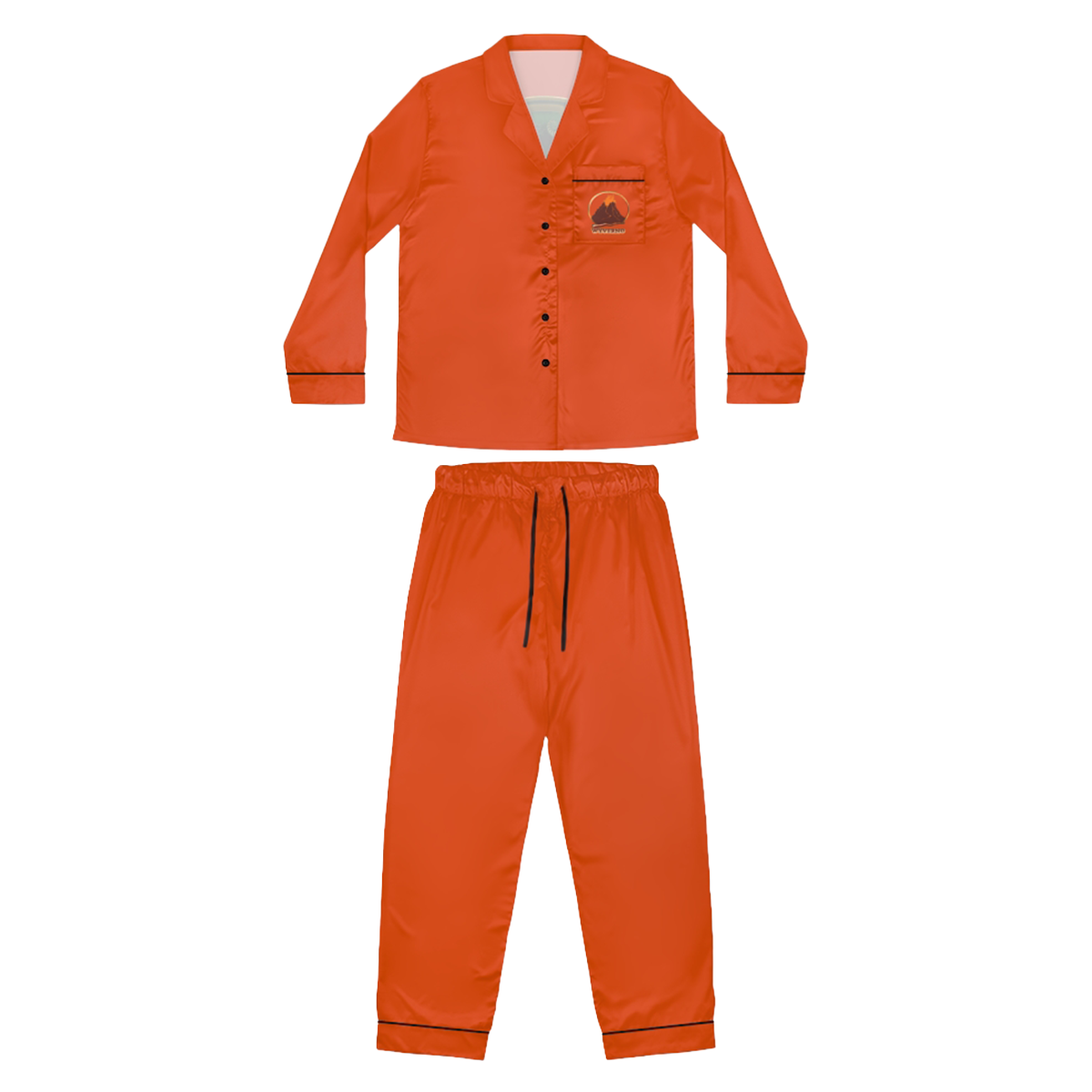Wyverno Women's Satin Pajamas Set