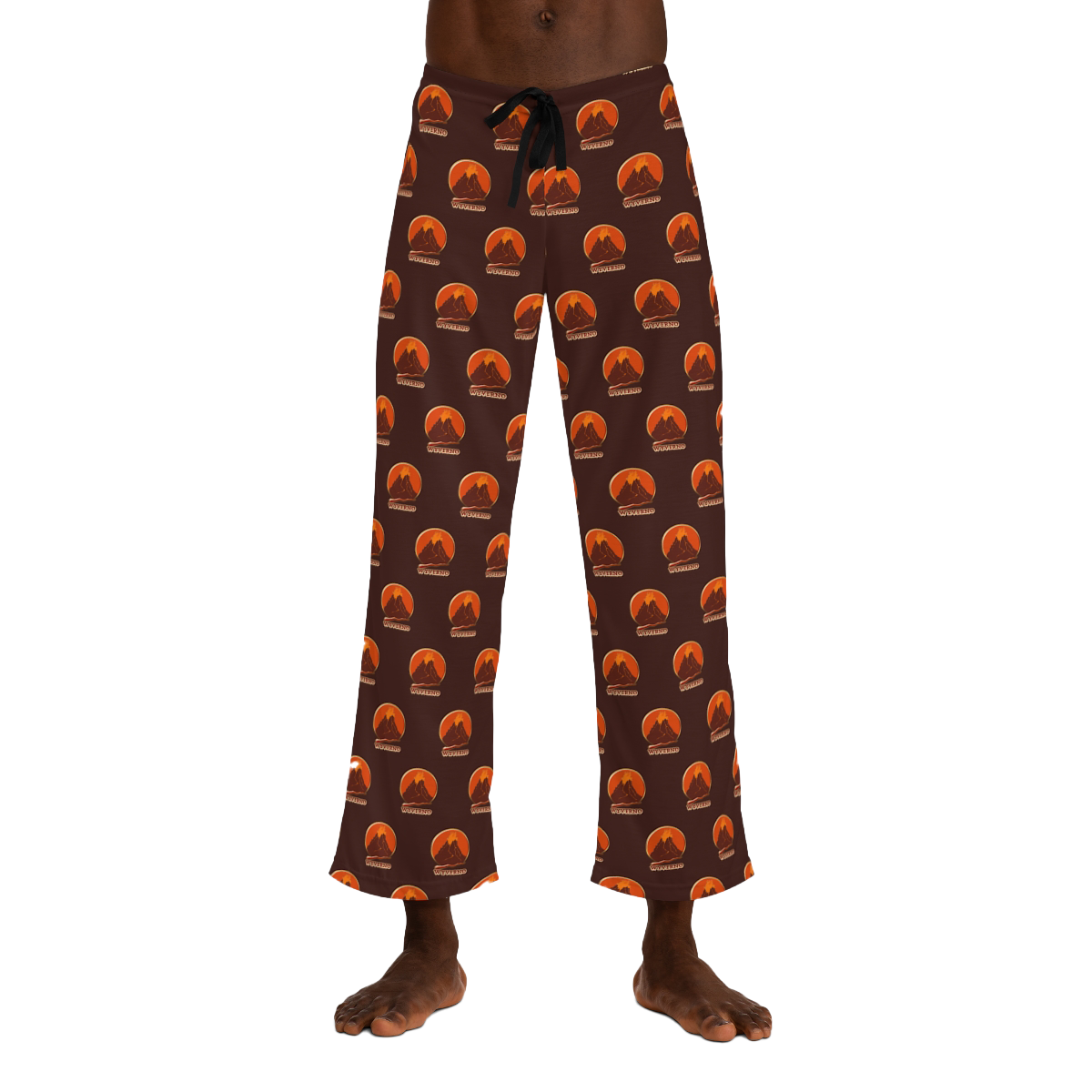 Wyverno Logo Pattern Men's Pajama Pants