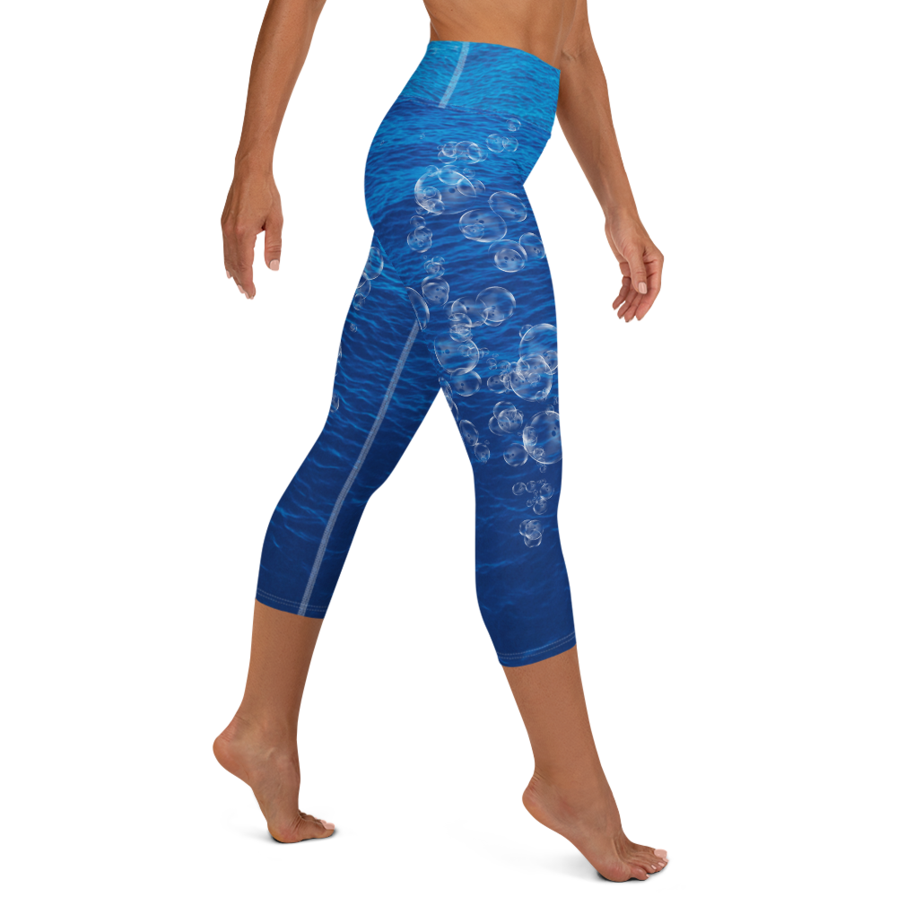 Bubble Yoga Capri Leggings