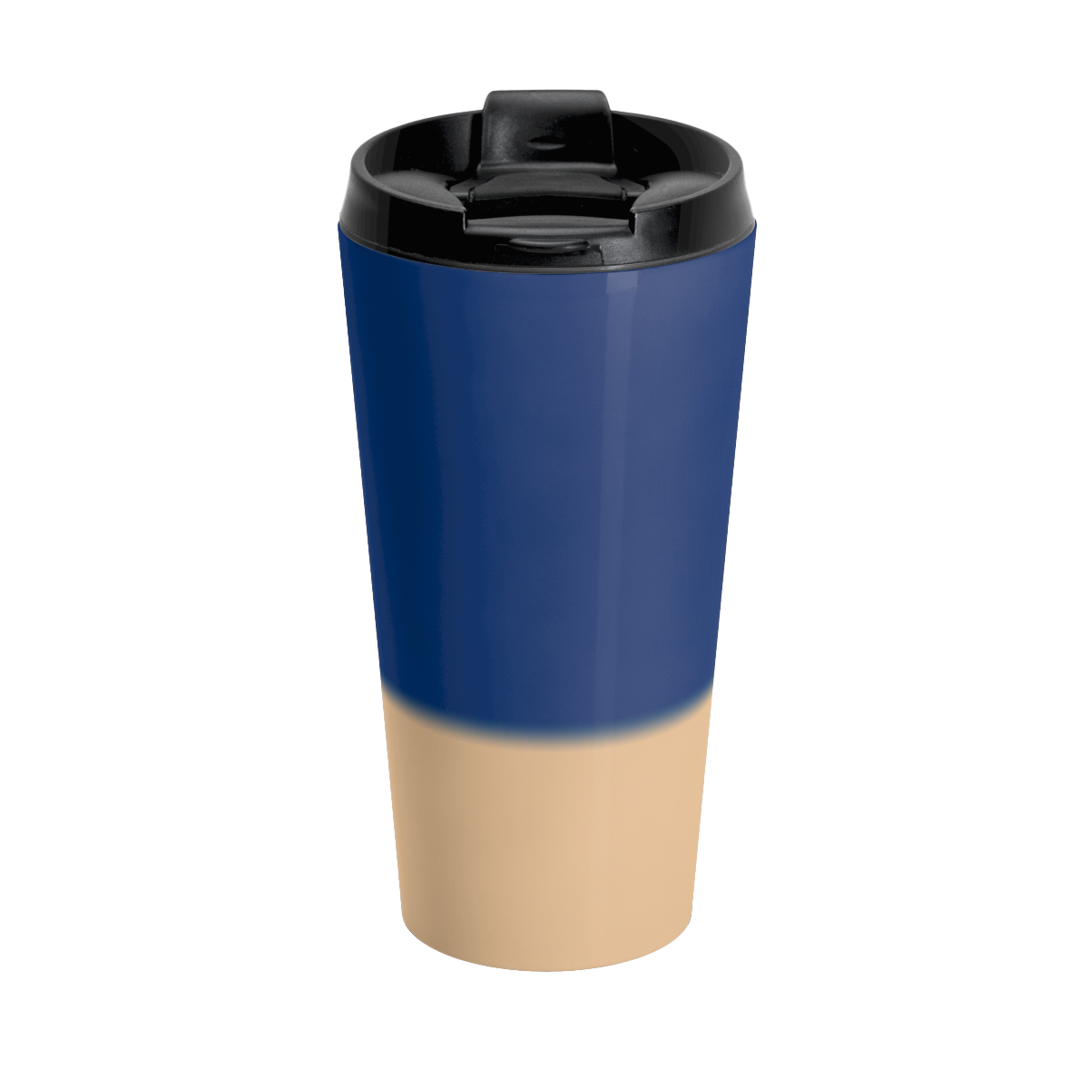 Qlantis Stainless Steel Travel Mug 15oz w/ Flip-top Lid