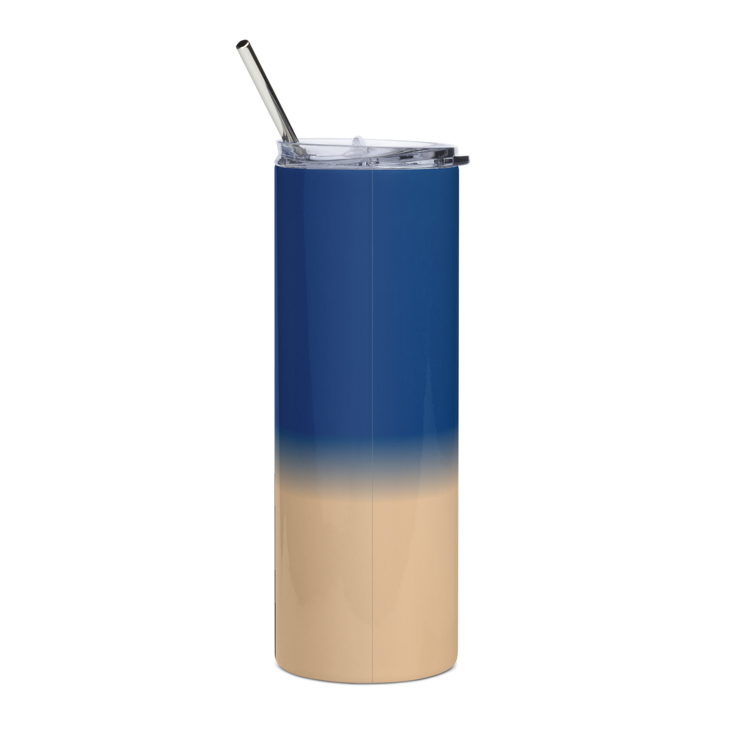 Qlantis Skinny Tumbler with Metal Straw