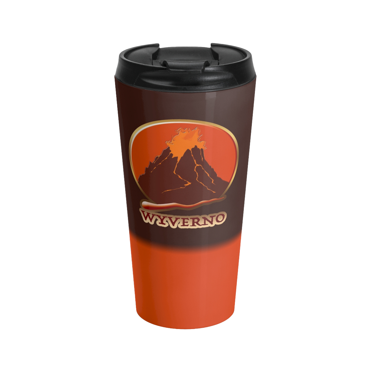 Wyverno Stainless Steel Travel Mug 15oz w/ Flip-top Lid