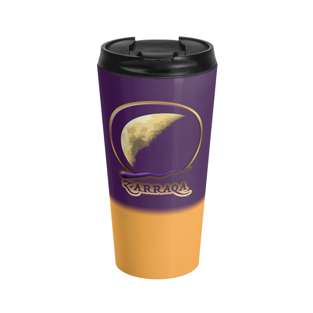 Zarraqa Stainless Steel Travel Mug 15oz w/ Flip-top Lid