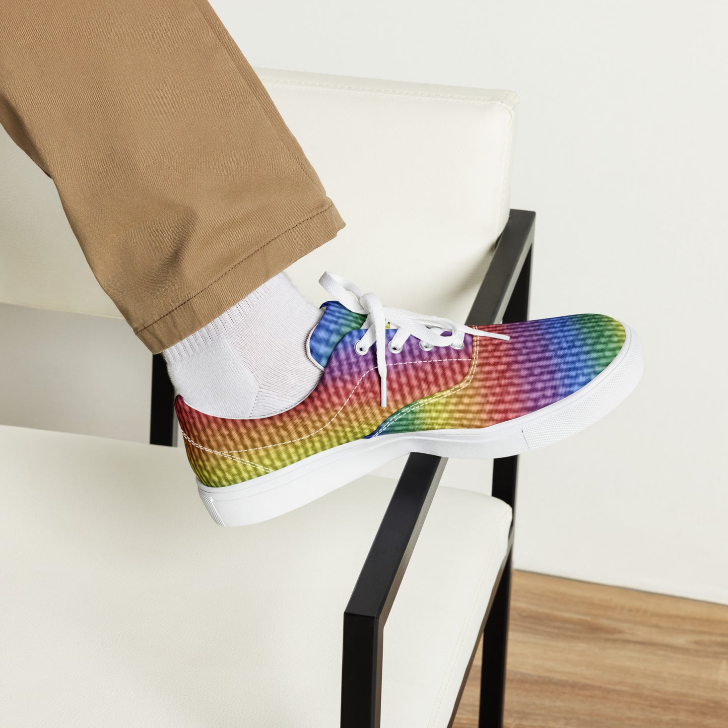 Pride Men’s Lace-up Canvas Shoes