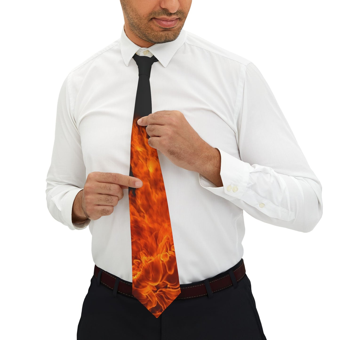 Flame Necktie