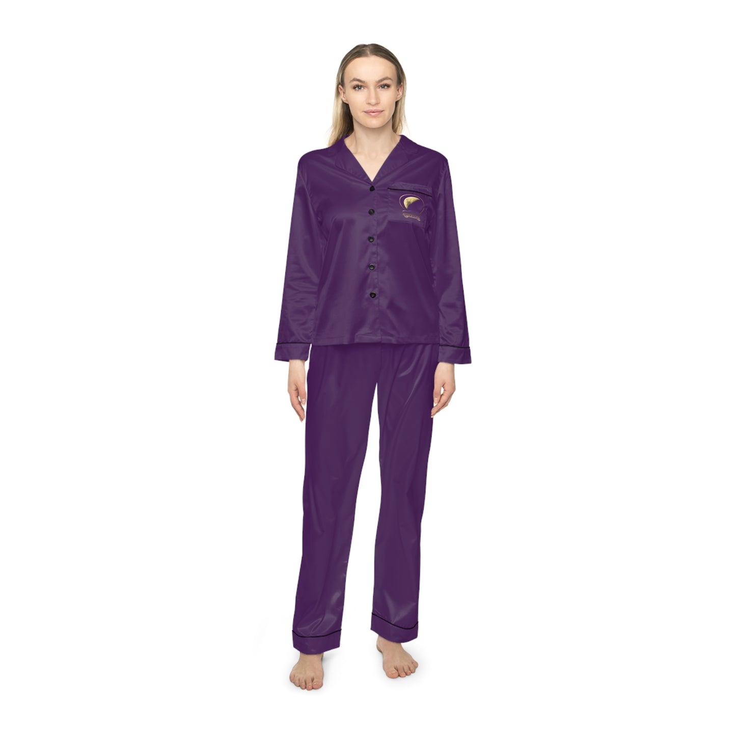 Zarraqa Women's Satin Pajamas Set