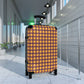 Gold & Purple Gingham Suitcase