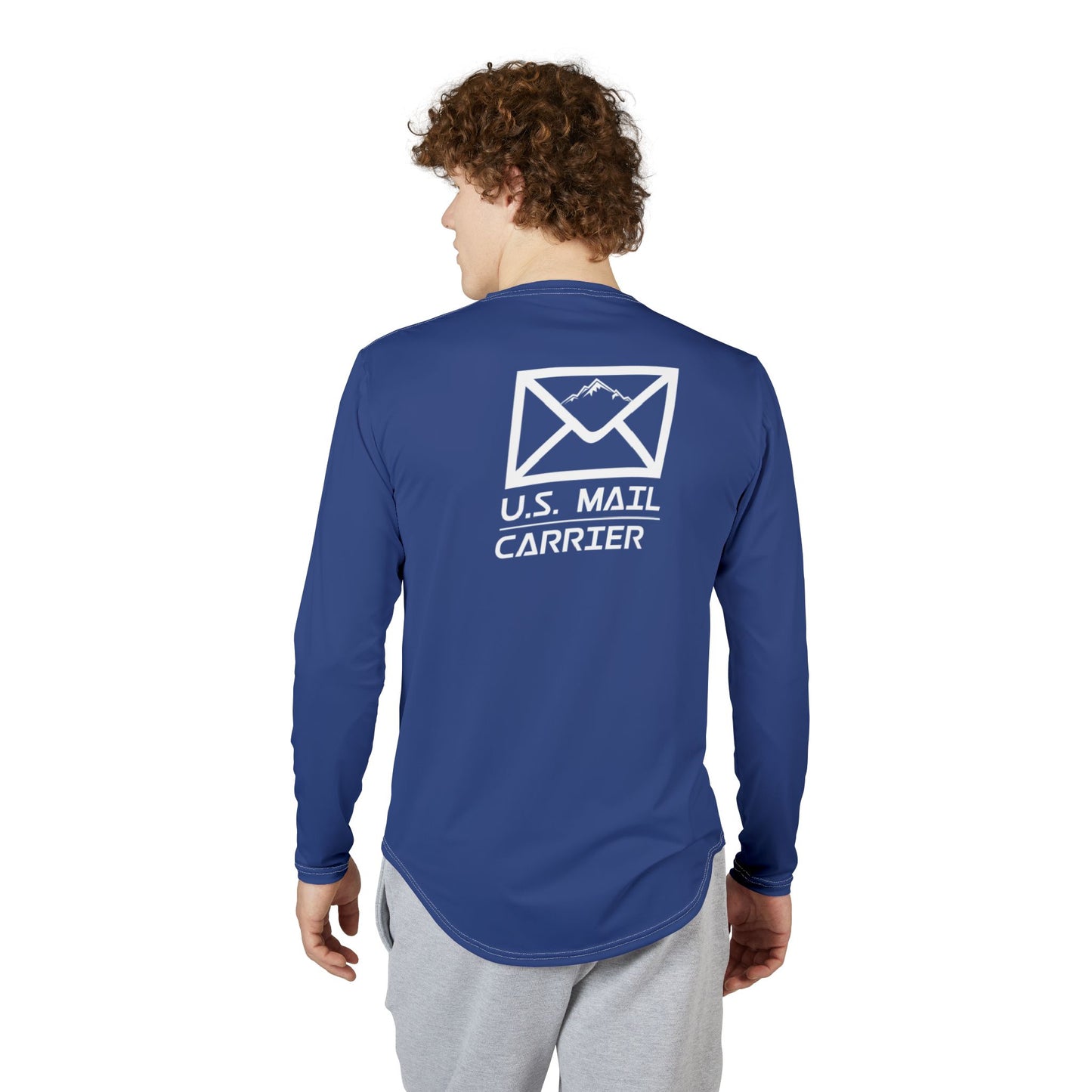 U.S. Mail Carrier Men's UV Protection Long Sleeve Shirt
