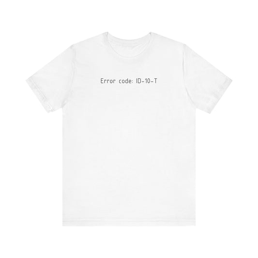 Error code: ID-10-T