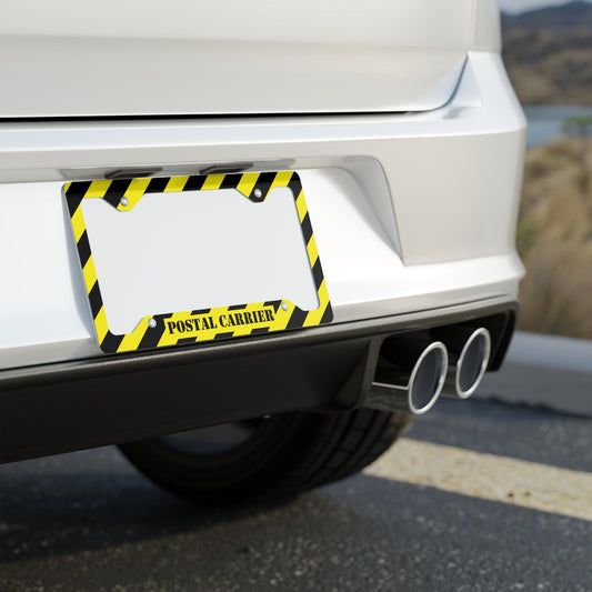 Postal Carrier Metal License Plate Frame