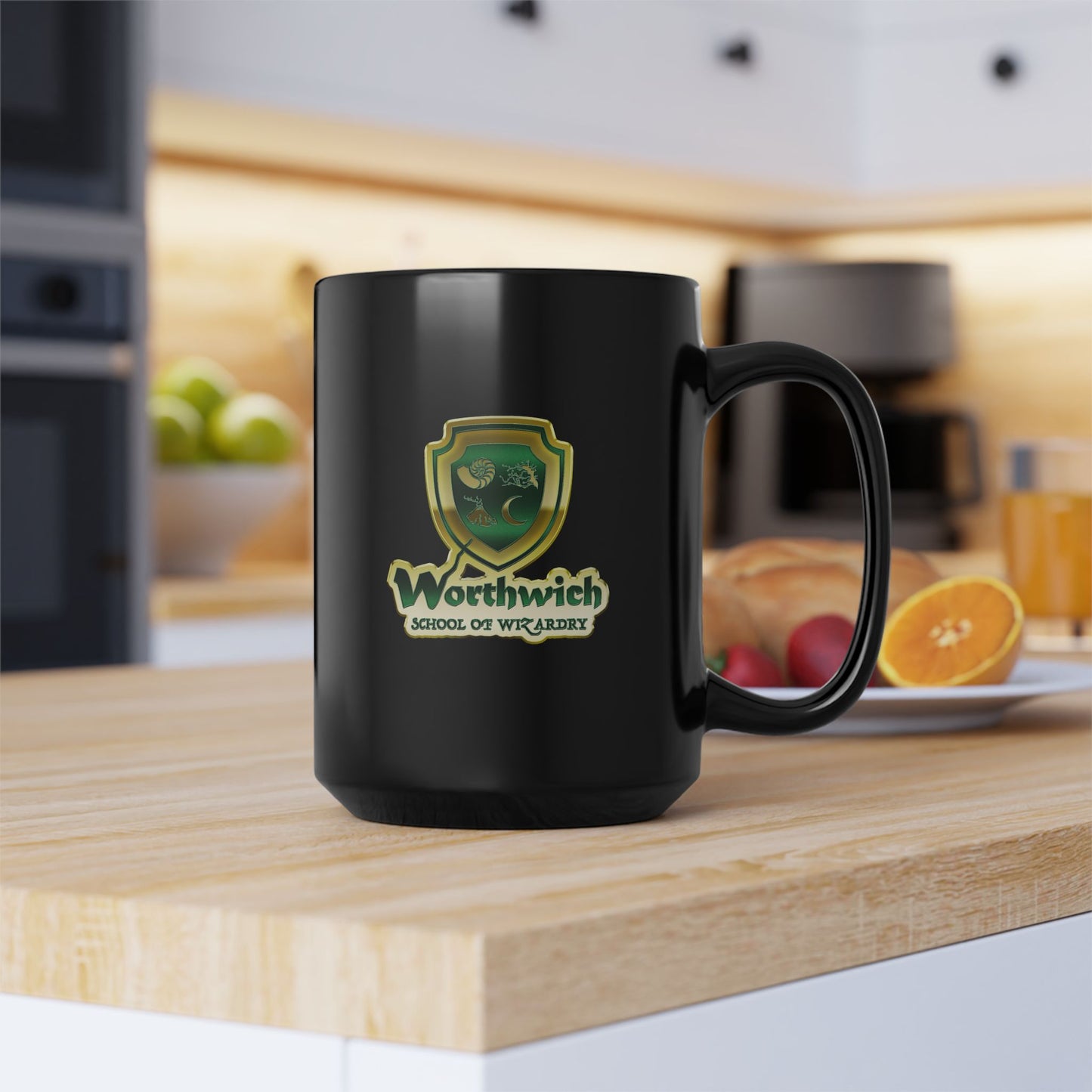 Worthwich 11oz or 15oz Black Mug