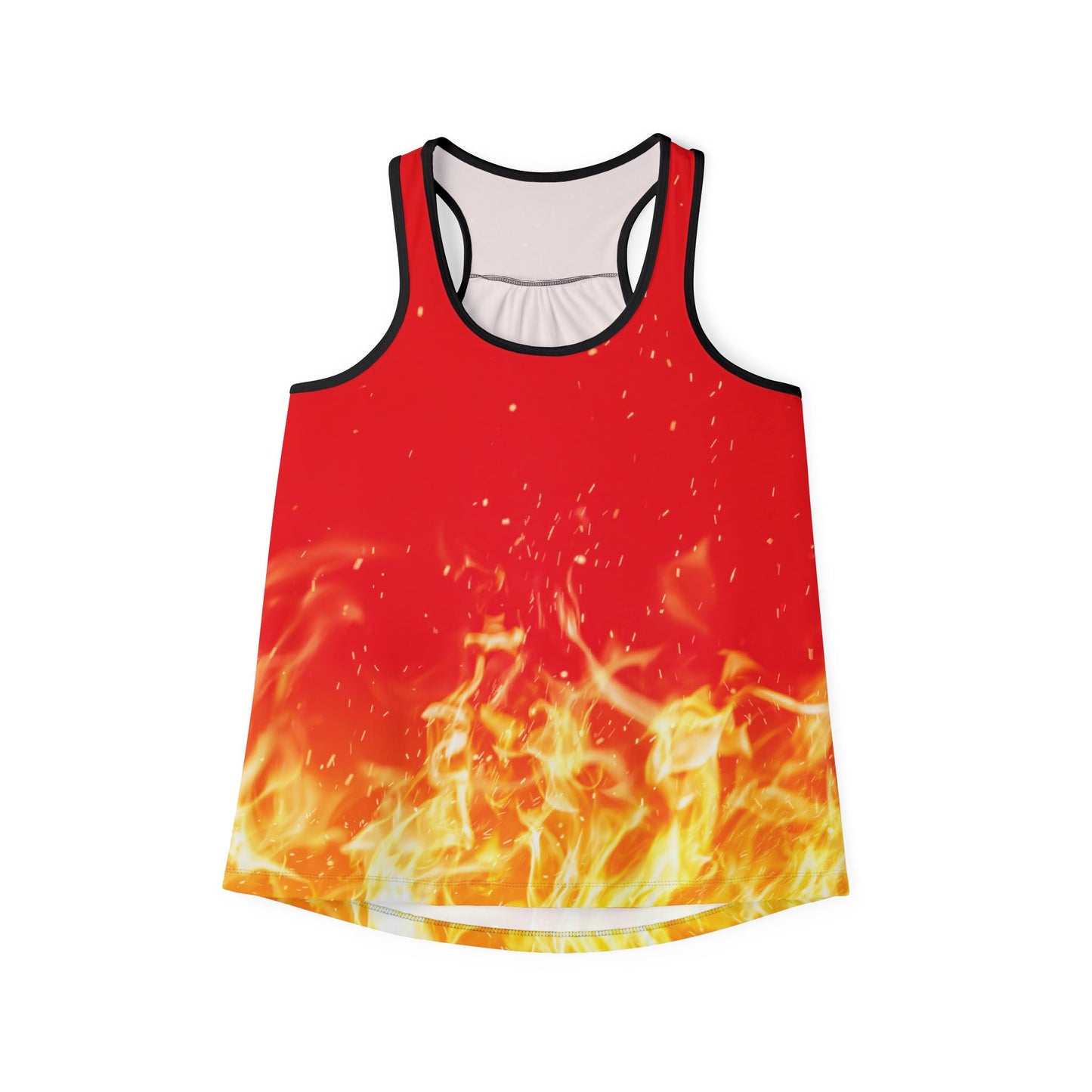 Flame Pattern Tank Top