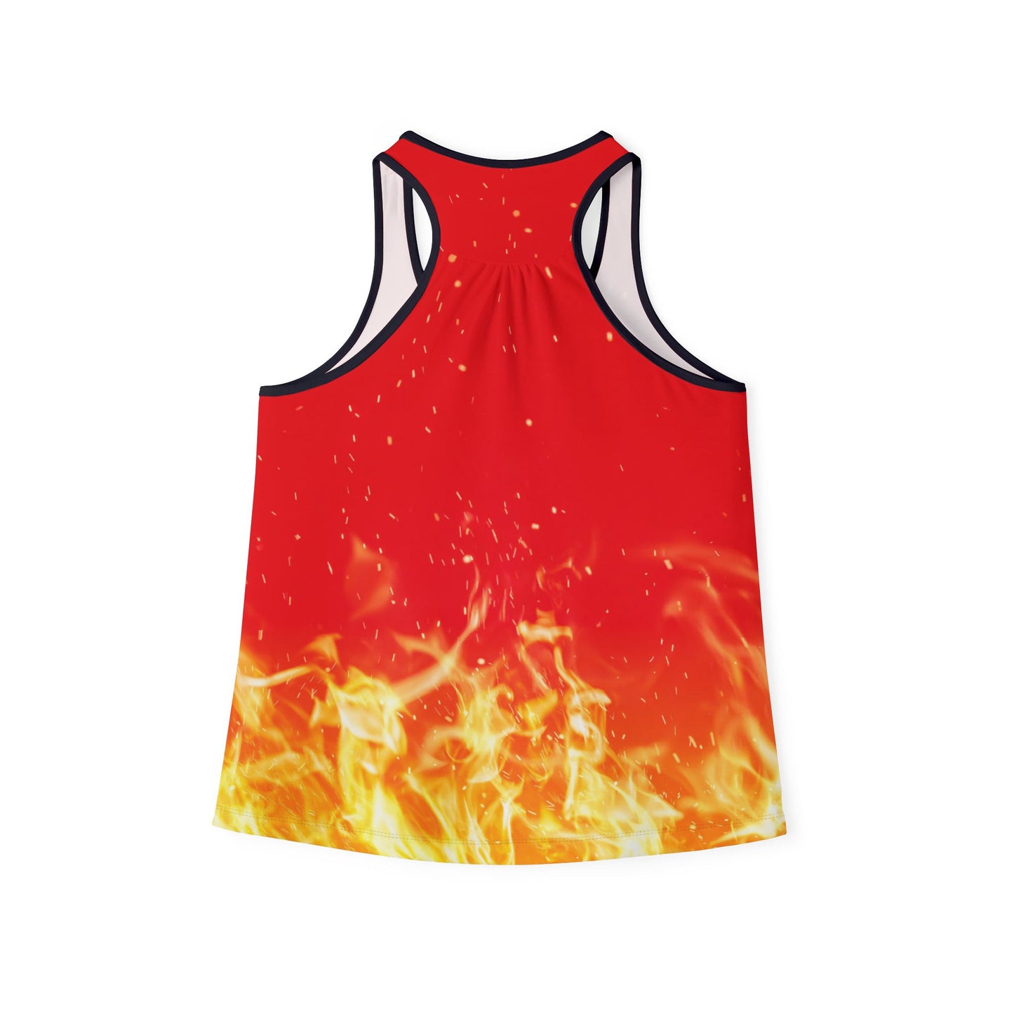 Flame Pattern Tank Top