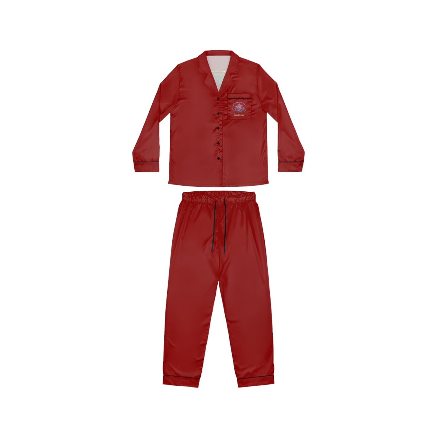 Sakurai Women's Satin Pajamas Set