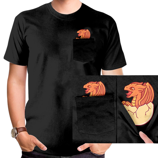 Pocket Dragon T-shirt - NOW AVAILABLE IN MORE COLORS!