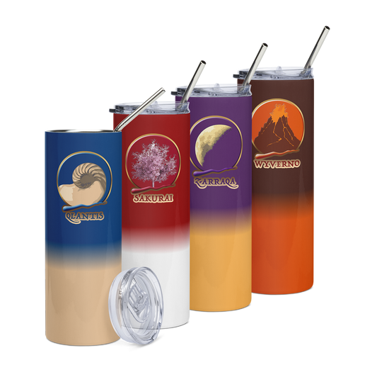 First Year Skinny Tumbler with Metal Straw