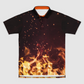 Dragon & Flames Men's Polo Shirt