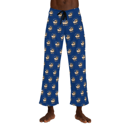 Qlantis Logo Pattern Men's Pajama Pants