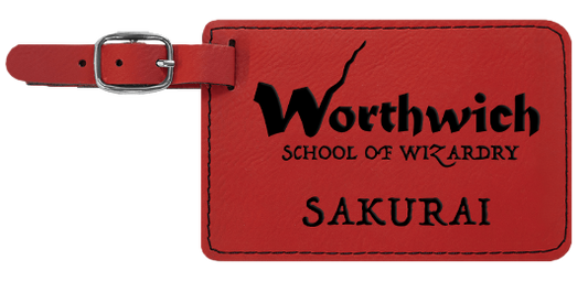 Sakurai Leatherette Luggage Tag
