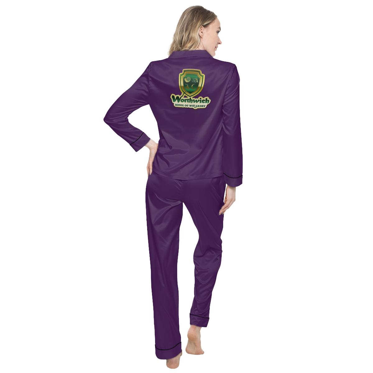 Zarraqa Women's Satin Pajamas Set
