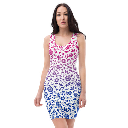 Bi-Pride Floral Dress