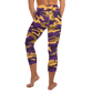 Purple Camo Yoga Capri Leggings