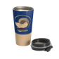 Qlantis Stainless Steel Travel Mug 15oz w/ Flip-top Lid