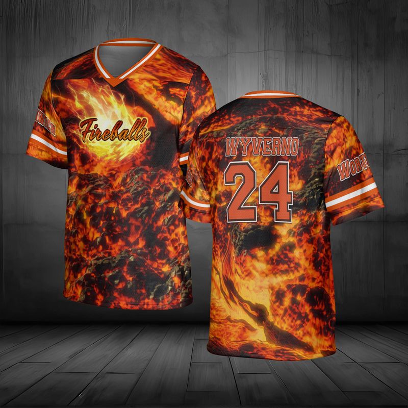 Fireballs Quadball Jersey