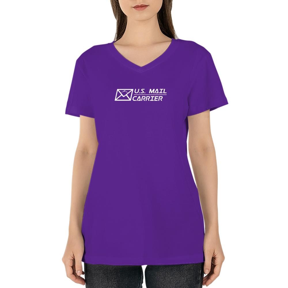 U.S. Mail Carrier | Ladies' V-neck T-shirt Gildan 5V00L (Made in US)