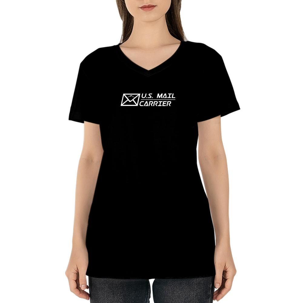 U.S. Mail Carrier | Ladies' V-neck T-shirt Gildan 5V00L (Made in US)